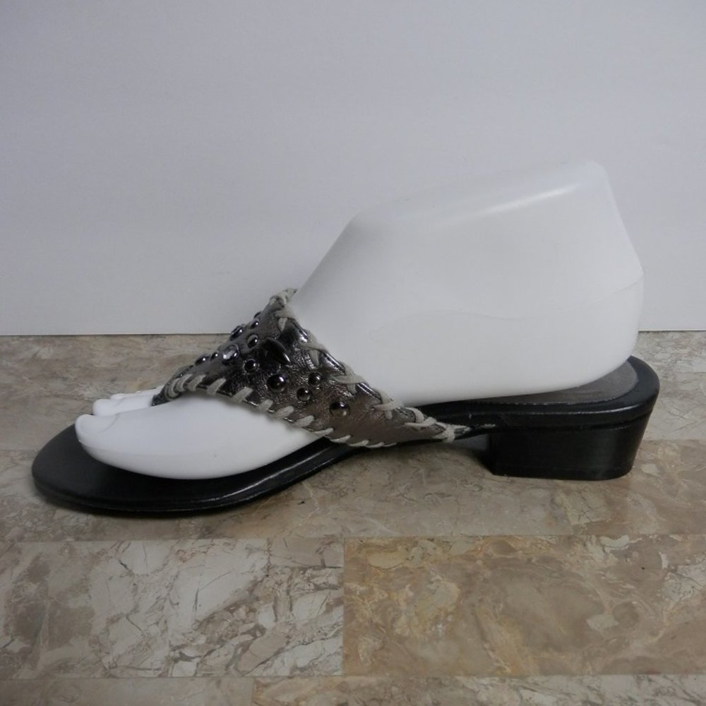 Coconut by Matisse Silver Thong Sandals